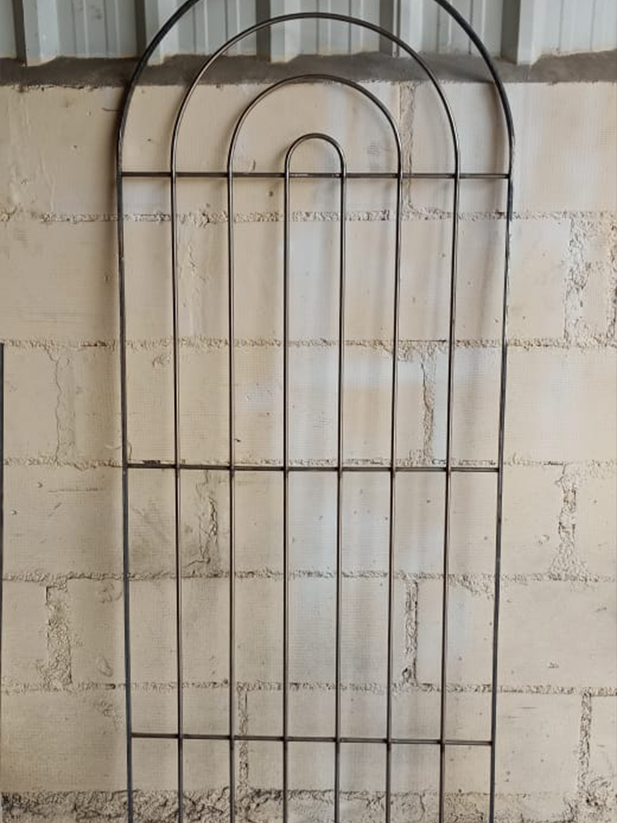 BALCONY GRILLS WITH PIPES